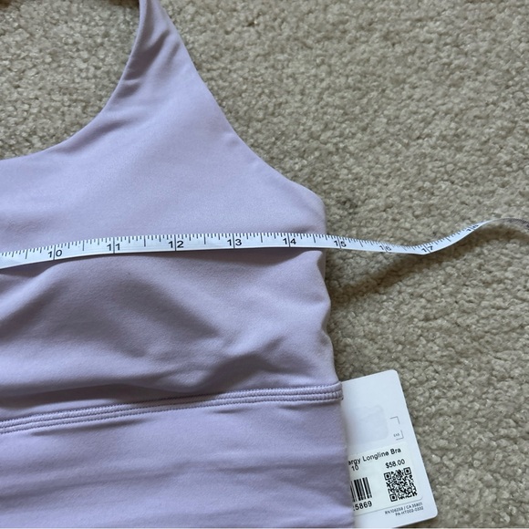 1-6 NWT Size 10 lululemon Energy Longline Bra ,LILE(Lilac purple) - Picture 4 of 9